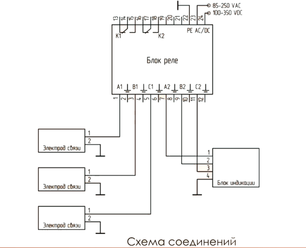 Устройство индикации напряжения ИН 3-10Р-03 (-05) УХЛ3 (реле «сухой контакт»)