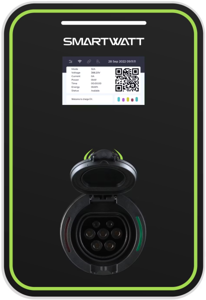 Электрозарядная станция SMARTWATT EVC AC 22K 3P CO Type2