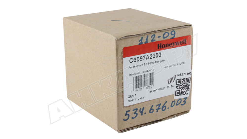 Реле давления Honeywell C6097A2200