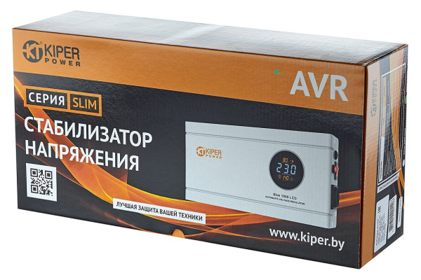 Стабилизатор напряжения Kiper Power Slim 2000 LCD (2000VA/1200W)