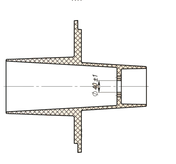Полимерный изолятор проходной 35 кВ ИПЭЛ 35-023-00 УХЛ2