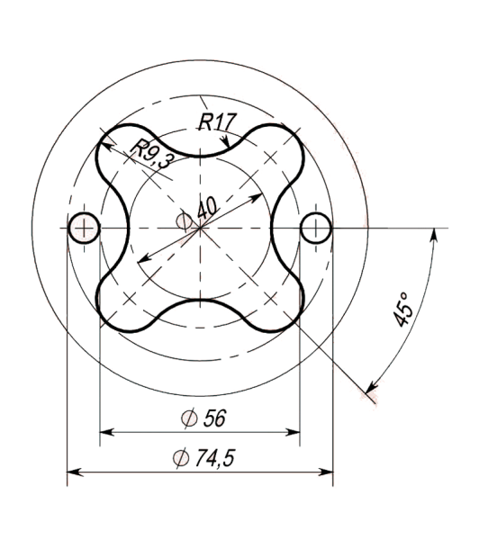 Полимерный изолятор проходной 10 кВ ИПЭЛ 10-024-13 УХЛ2