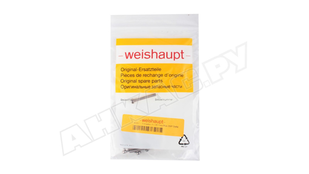 Винт Weishaupt M4 x 30 мм, 409325