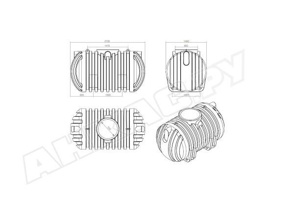 Подземная Емкость DL 6000