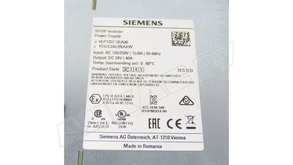Блок питания Siemens Sitop modular PSU100M, 24В/40А