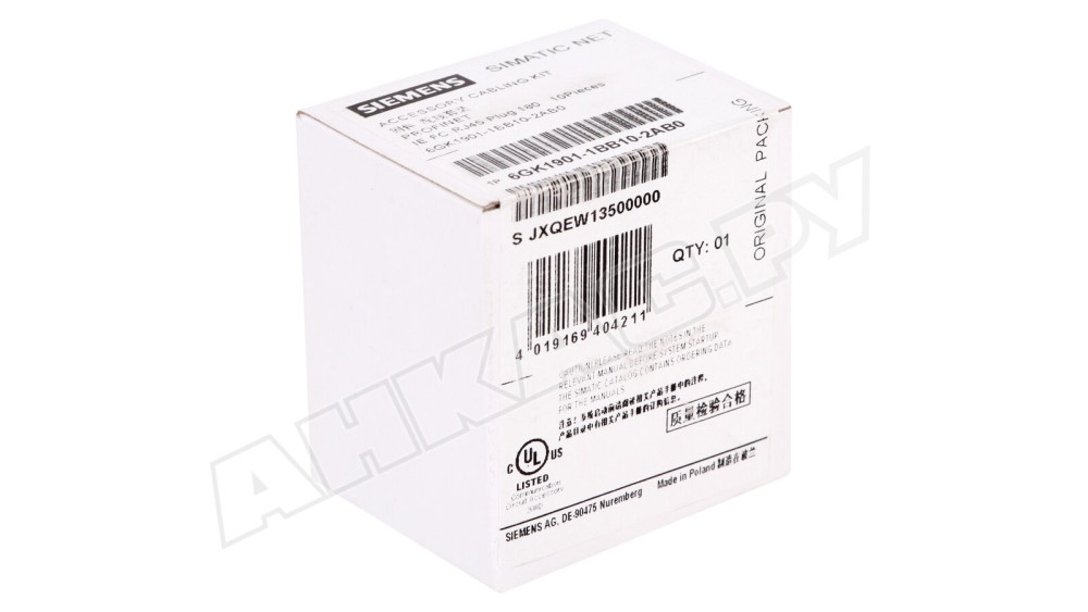 Штекер RJ45 Siemens Simatic Net, 6GK1901-1BB10-2AB0