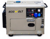 Дизельная электростанция Ecovolt DG7500SE, мощность: 5 кВт, число фаз: 1