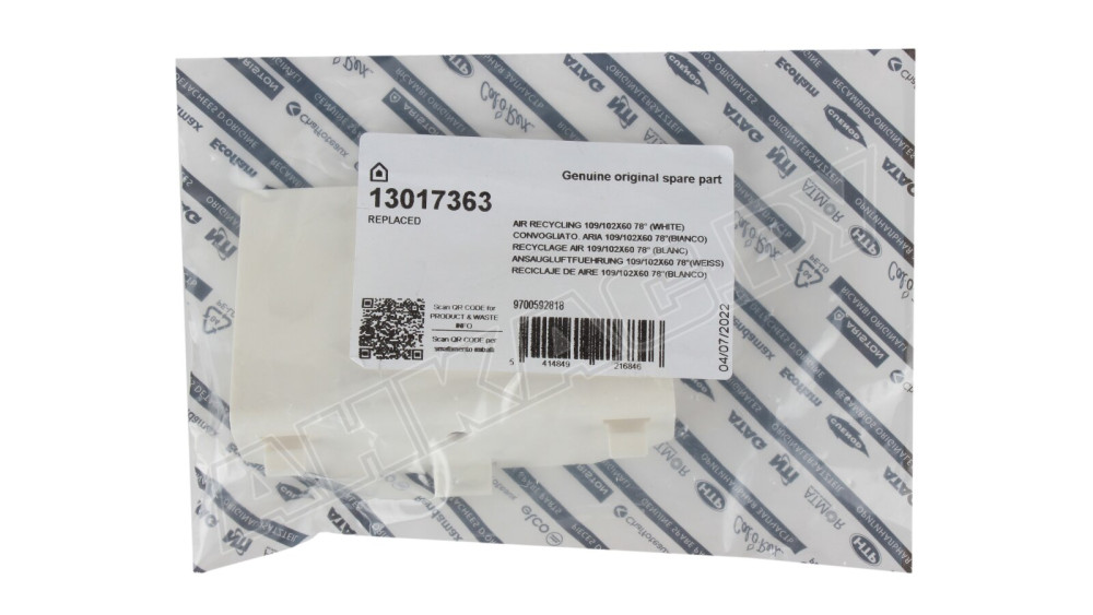 Направляющая всасываемого воздуха Elco 13017363