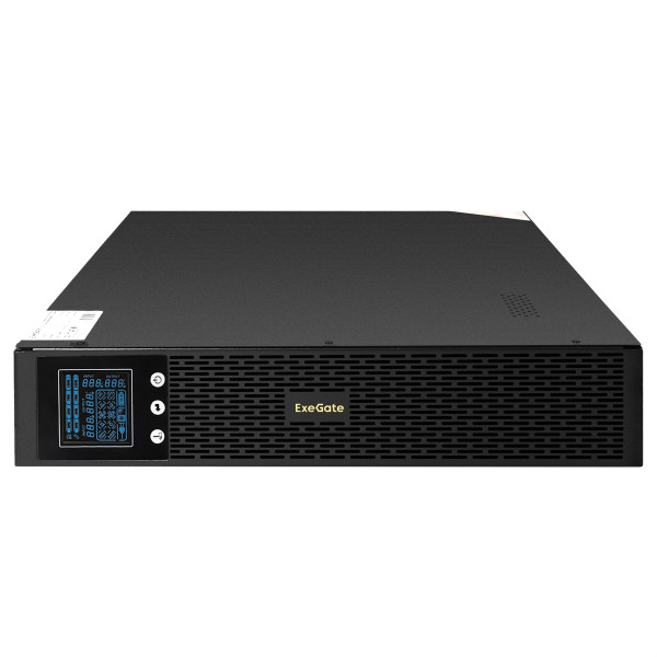 ИБП ExeGate SinePower UHB-1000.LCD.AVR.1SH.4C13.RJ.USB.2U