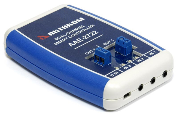 ААЕ-2722 - универсальный контроллер LAN/USB с двумя исполнительными каналами (реле)
