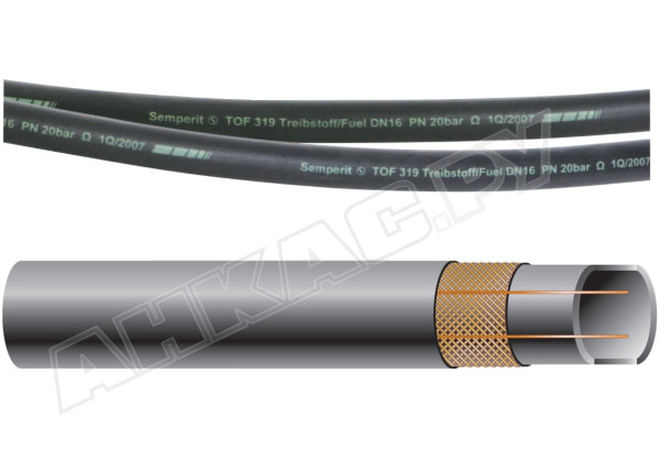 Рукав для бензоколонок Semperit TOF 319 19 мм