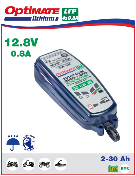 Зарядное устройство OptiMate Lithium 0,8А (0,8A, LiFePo4), TM470