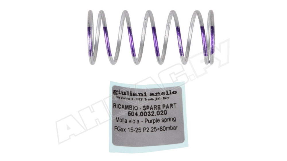 Пружина фиолетовая Giuliani Anello 25-80 мбар 504.0032.020