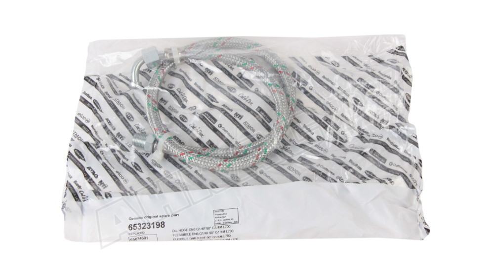 Жидкотопливный шланг с угловым соединением Rp 1/4" - G 1/4"