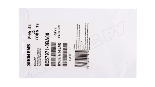 Батарея Siemens, 6ES7971-0BA00