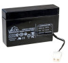 Аккумулятор LEOCH-DJW-12-0.8 12В 0,8Ач 96x25x62 мм Провод с гнездом (AMP Т9)