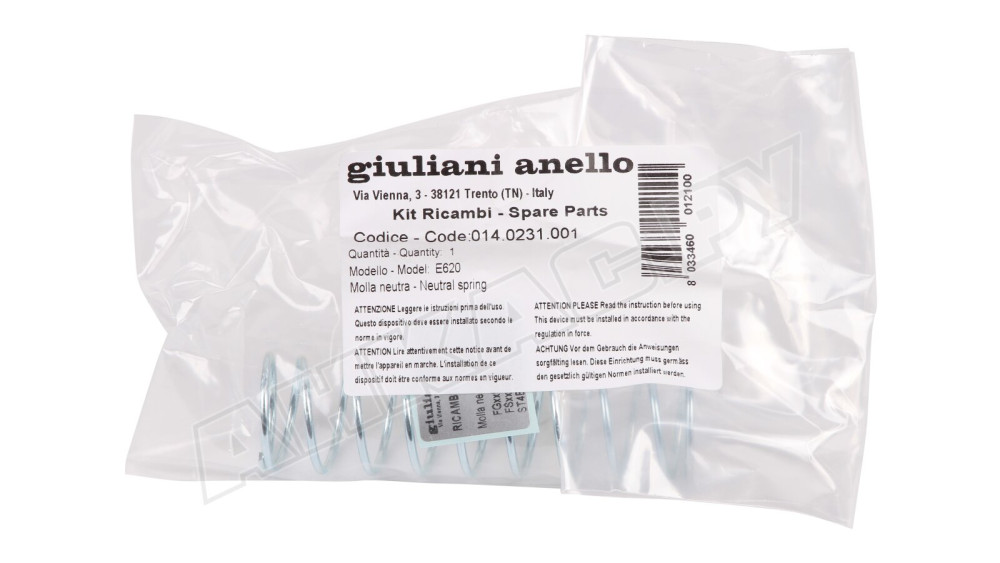 Пружина Giuliani Anello 10-35 мбар E620